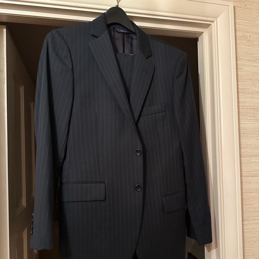 Brooks Brothers Blue Pinstripe Suit